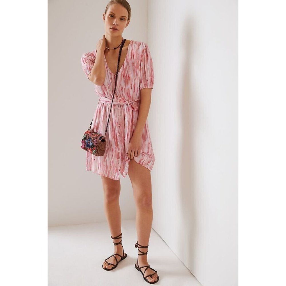 Cloth & Stone Pink Mini Dress